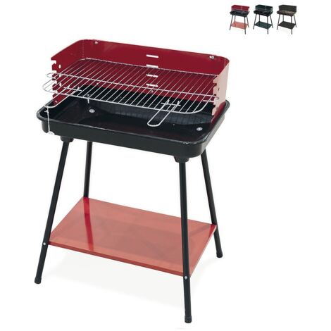 BBQ RETTANGOLARE ROSSO 58X38CM H.82 (1/5)