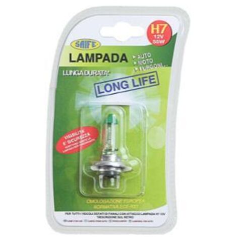 LAMPADA H7 LONG LIFE SINGOLA (1/2)