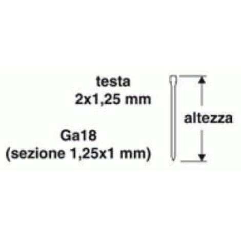 Chiodi Valex per chiodatrice pneumatica 25 mm - 1000 pezzi