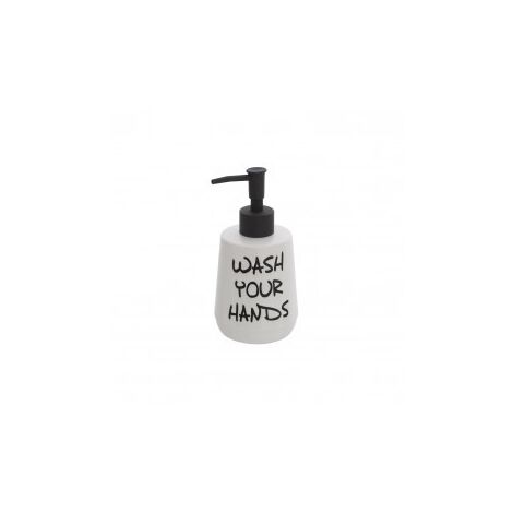 Dispenser Sapone Bianco Trasparente Tackan 17 Cm 8 Oz Per IKEA - Pratico E Minimal Per Bagno O Cucina
