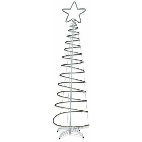 ALBERO LED A SPIRALE BIANCO CALDO H182 (1/2)