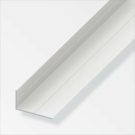 Profilo angolare a L adesivo 2,6 m 30x30 mm in pvc bianco opaco