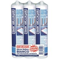 TRIS PACK SILICONE 280 ML BIANCO SARATOGA