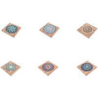 MAIOLICA MATTONELLINA QUADRATA 6 COLORI ASSORTITI