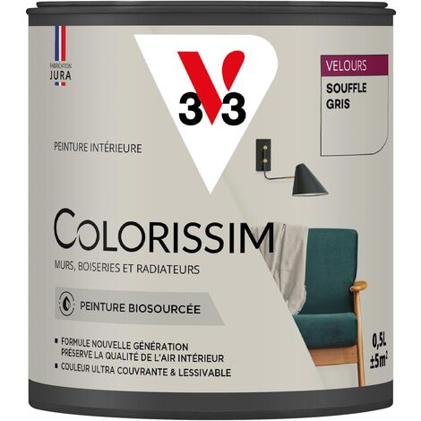 Peinture murale intérieure Colorissim® V33 Souffle gris Velours 0,5L