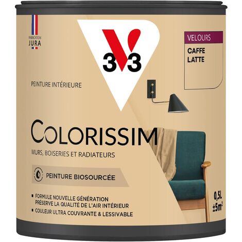 Peinture murale intérieure Colorissim® V33 Caffe latte Velours 0,5L