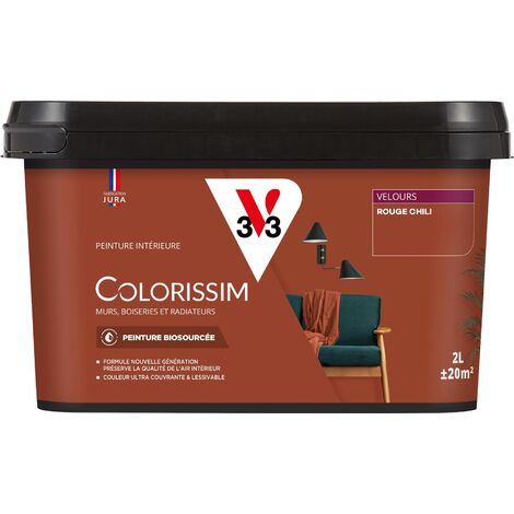 Peinture Color Resist de Dulux Valentine Blanc Mat 0.5L Dulux Valentine 3031520240239 : Large