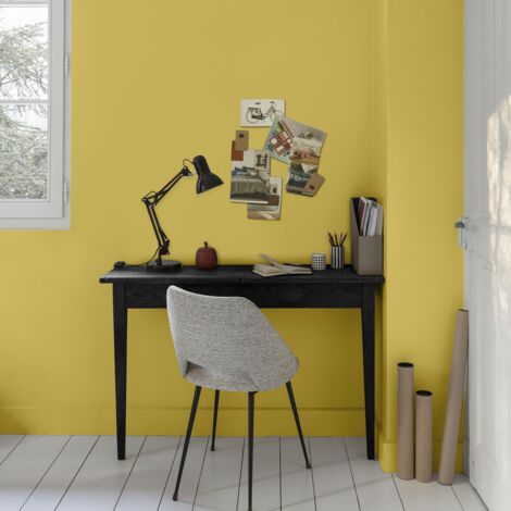 Peinture murale intérieure Coup d'Éclat® V33 Jaune éclat Mat Poudré 0,5L