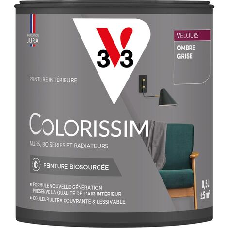 Peinture murale intérieure Colorissim® V33 Ombré grisé Velours 0,5L