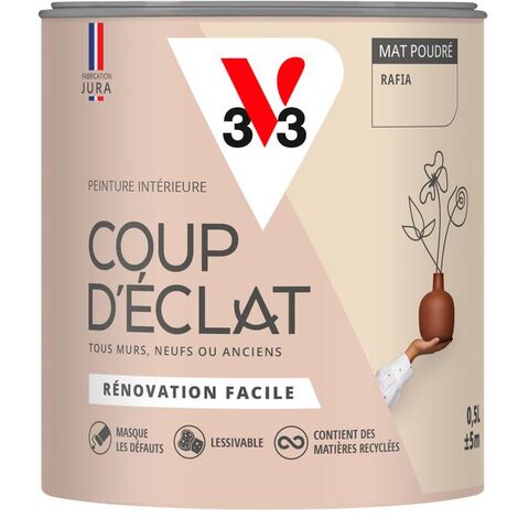 Peinture murale intérieure Coup d'Éclat® V33 Rafia Mat Poudré 0,5L