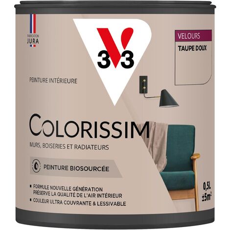 Peinture murale intérieure Colorissim® V33 Taupe doux Velours 0,5L
