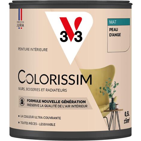 Peinture murale intérieure Colorissim® V33 Peau d'ange Mat 0,5L