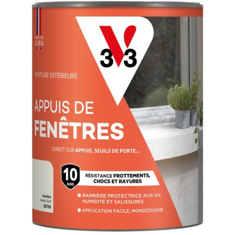 Peinture extérieure pour appuis de fenêtre V33 Meulière Satin 1L