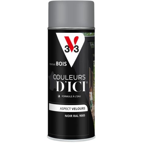 Peinture bois extérieur Couleurs d'Ici® V33 Noir Velours 400 ml