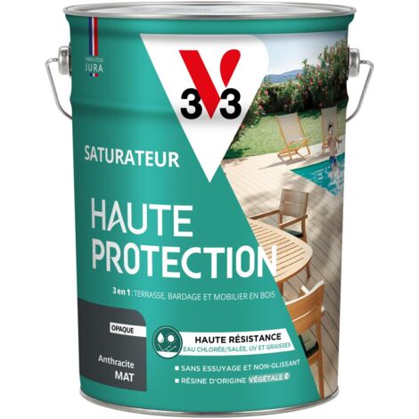 Saturateur Haute Protection Biosourcé V33 anthracite Mat - 5L