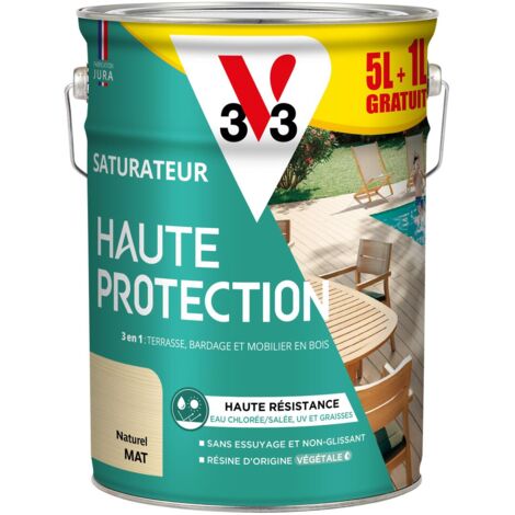 Saturateur Haute Protection Biosourcé V33 naturel Mat - 5L + 20%