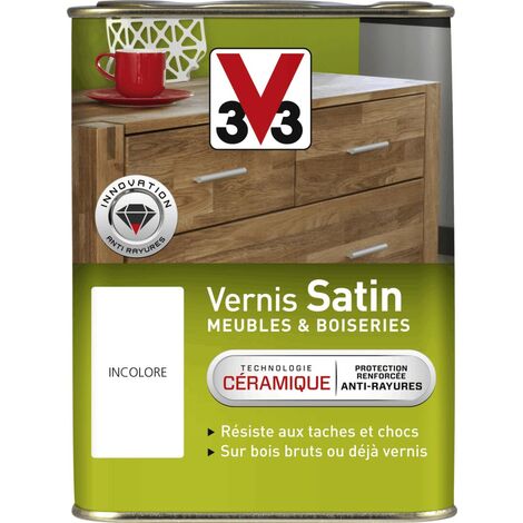 Vernis intérieur Meubles et boiseries V33 Incolore Satin 1L