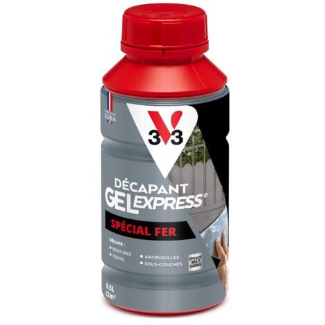 Décapant gel express® Spécial fer V33 0,5L