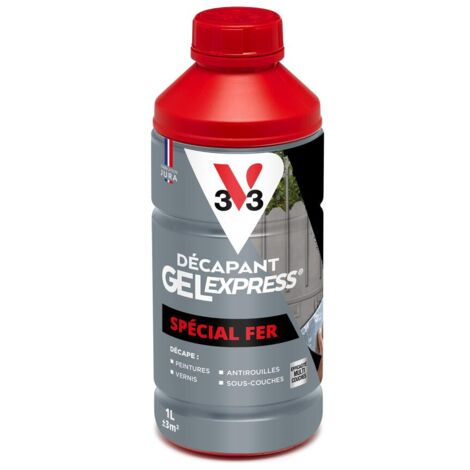 Décapant gel express® Spécial fer V33 1L