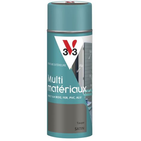 Peinture extérieure Multi-matériaux V33 Taupe Satin 400ml