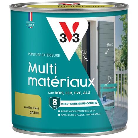 Peinture extérieure Multi-matériaux V33 Lumière d'été Satin 0,5L