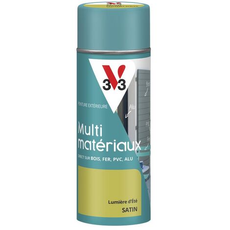 Peinture extérieure Multi-matériaux V33 Lumière d'été Satin 400ml