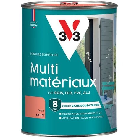 Peinture extérieure Multi-matériaux V33 Corail Satin 1,5L