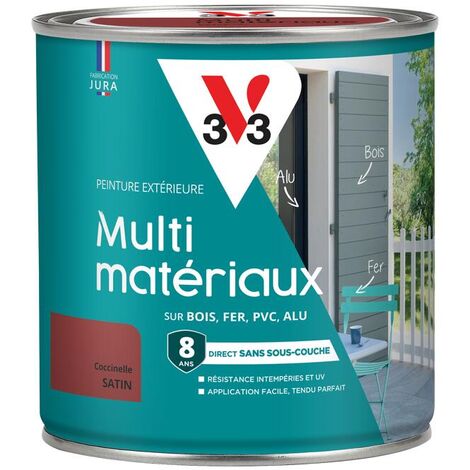 Peinture extérieure Multi-matériaux V33 Coccinelle Satin 0,5L
