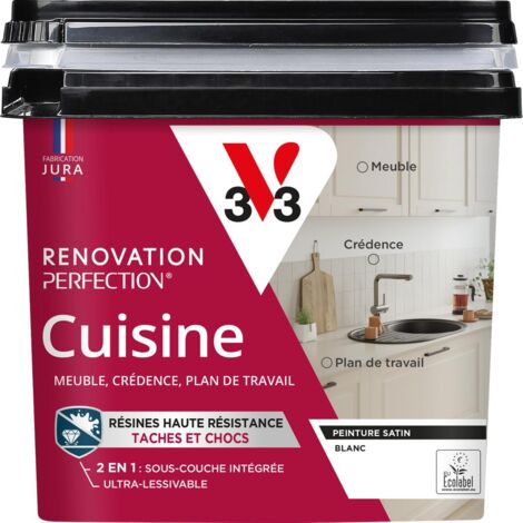 Peinture cuisine Rénovation perfection® V33 satin  0,75L