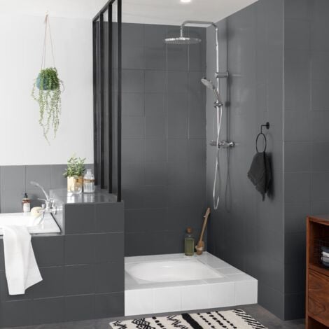 Peinture salle de bain Rénovation perfection® V33 Gris anthracite satin 0,75L