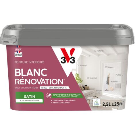 Peinture intérieure Blanc Rénovation® V33 Blanc Sat 2,5L