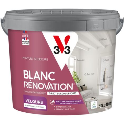 Peinture intérieure Blanc Rénovation® V33 Blanc Velours 10L