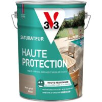 Saturateur Haute Protection Biosourcé V33 bois grisé Mat - 5L