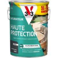 Saturateur Haute Protection Biosourcé V33 anthracite Mat - 5L + 20%