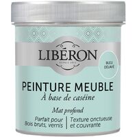 Peinture meuble à base de caséine LIBERON Bleu Délavé mat 500 ML