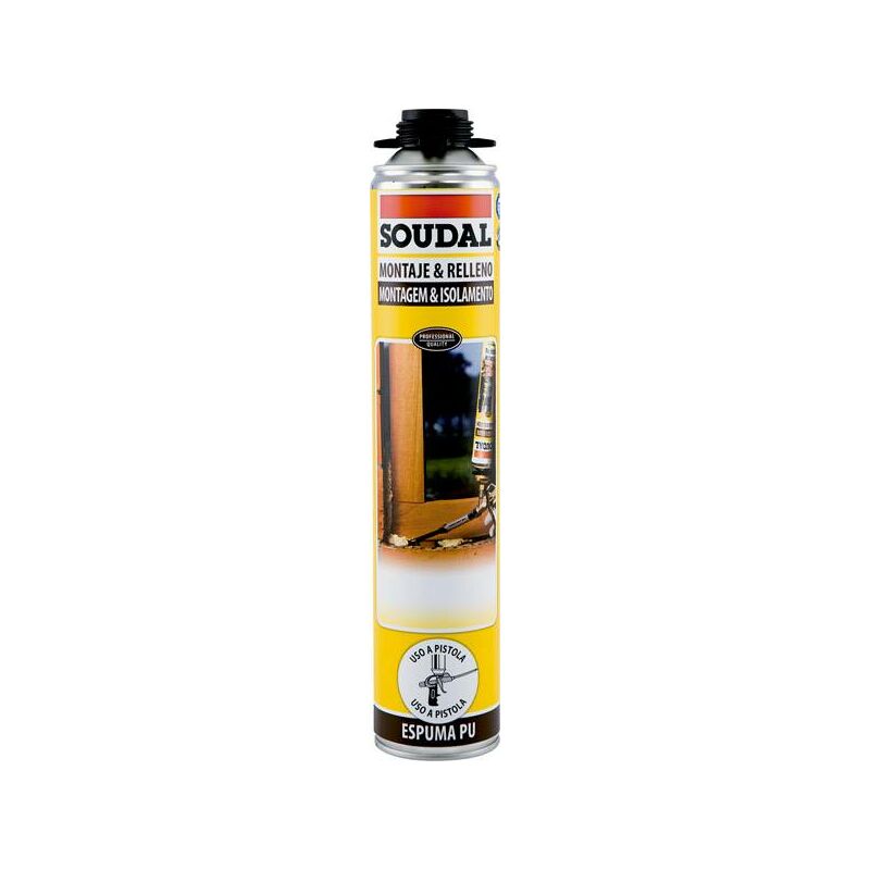 Espuma pu Soudal 750ml.