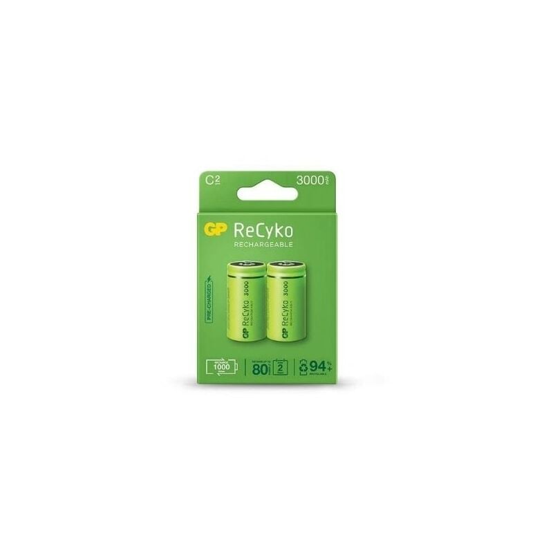 Pilas Recargables C GP ReCyko 3000 mAh Serie 3000