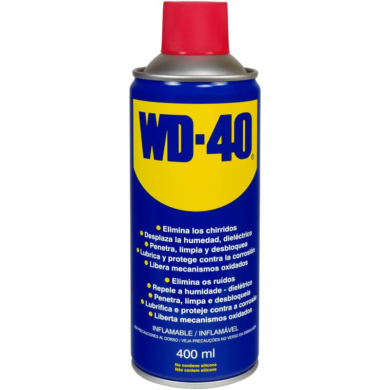 WD-40 Bike Pack Spray Desengrasante 500ml + Gotero Lubricante Ambiente Seco  100ml