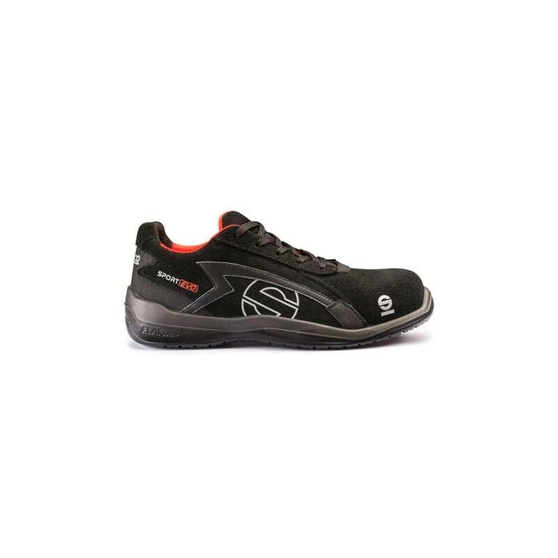 Zapato de Seguridad SPARCO SPORT EVO S3 Rojo y Negro T38-48