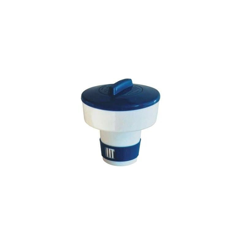 Criscolor Dosificador Cloro flotante azul y blanco piscina tabletas 200 vacio 500065c de 200gr