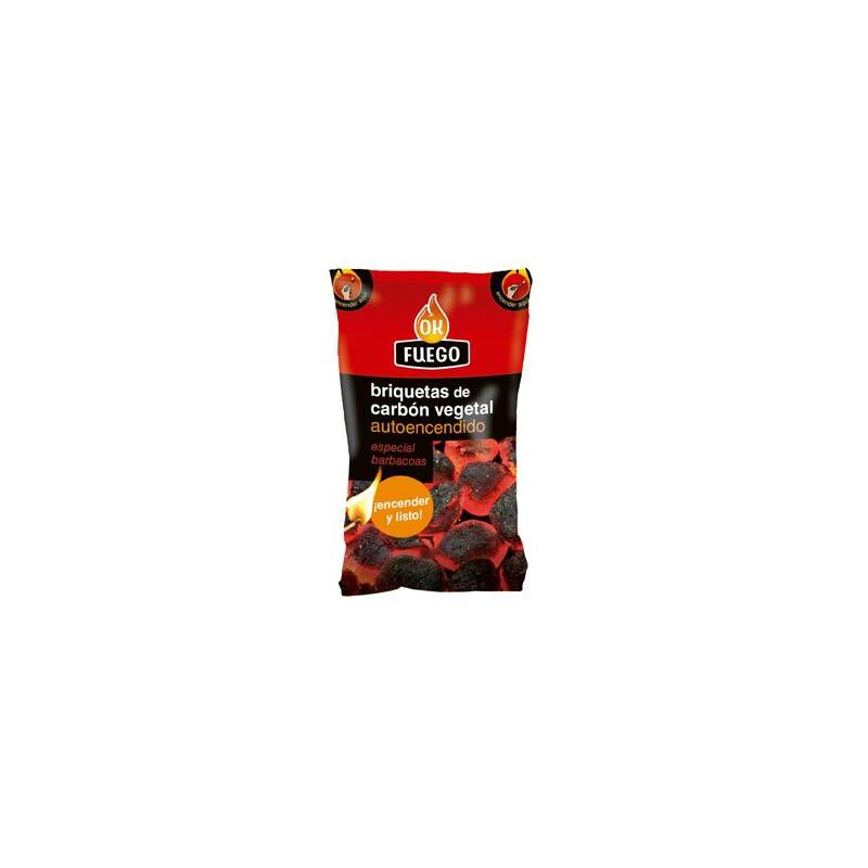 Carb�n Vegetal Autoencendido Ok Fuego 1.5Kg