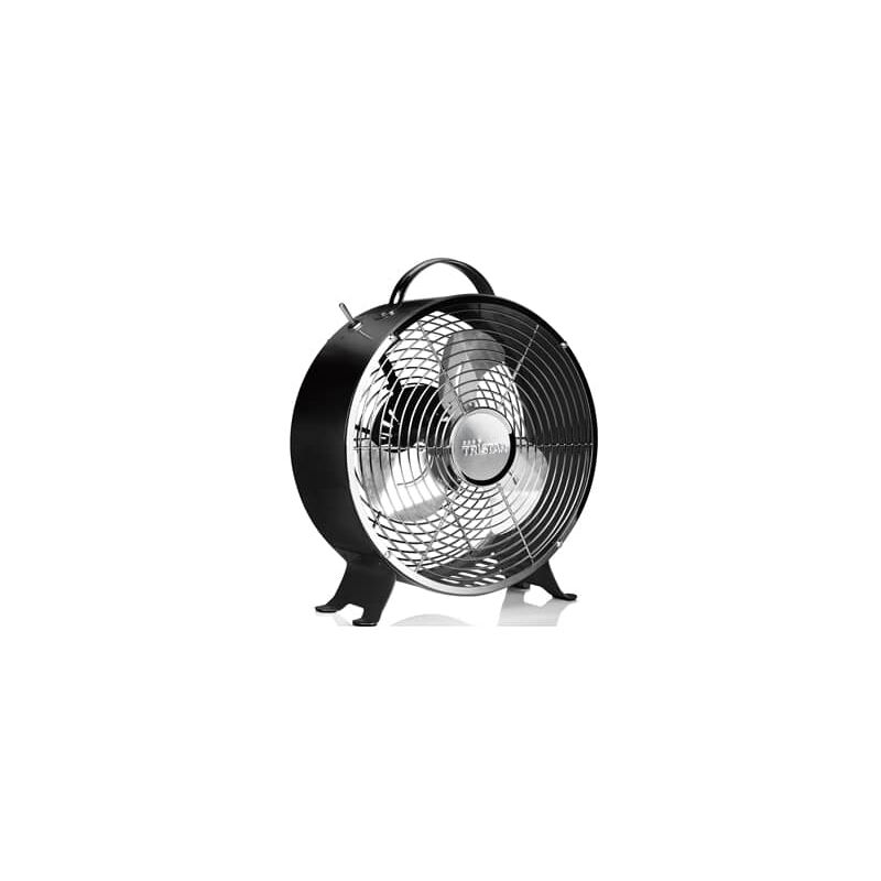 Ventilador Sobremesa Negro �25cm 20W 2 Selectores 49.5Db