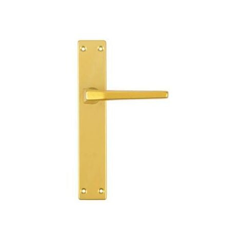 Juego de manillas doradas para puertas de aluminio, madera o pvc. Oro
