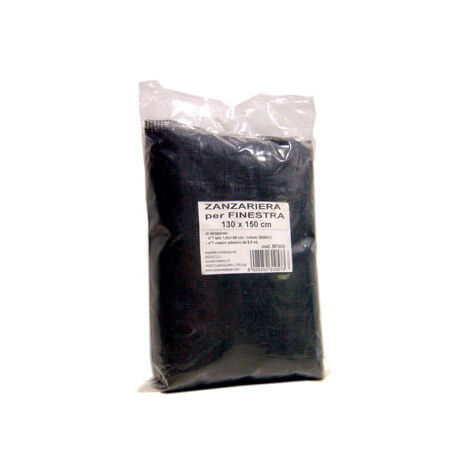Mosquitera Velcro Para Ventana Negro Bazar 130 X 150 Cm