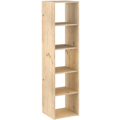 Estanter�a 5x1 de madera de pino maciza Astigarraga Dinamic 174.6x36.2x33cm