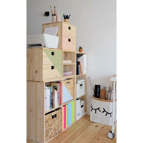 Estanter�a 5x1 de madera de pino maciza Astigarraga Dinamic 174.6x36.2x33cm