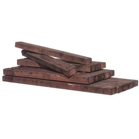 Traviesa de madera de Pino tratado Nortene Marr�n Oscuro 120x20x10cm