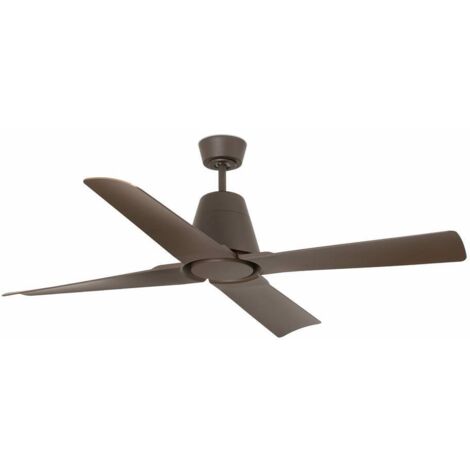 TYPHOON Deckenventilator braun ohne Licht