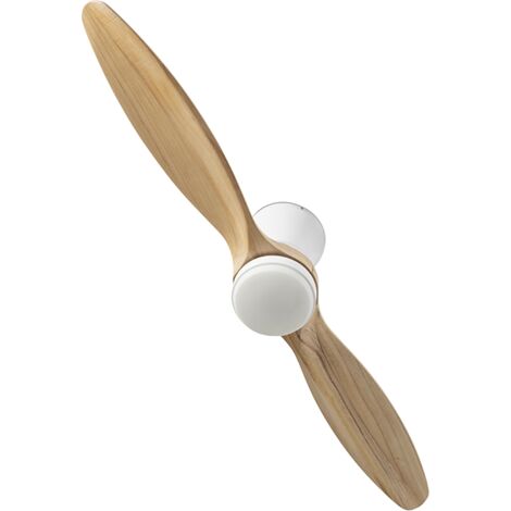 LEAN Deckenventilator mit Licht helles Holz