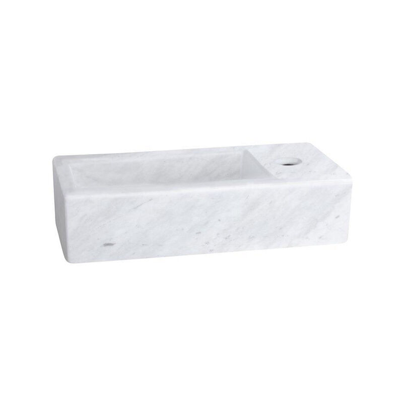 Differnz Helios lave-main 37.5x18.5x9.5 cm marbre